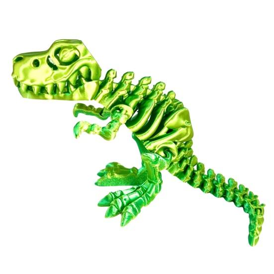 

3D Printed Dinosaur Figurine Movable Joints Tyrannosaurus Mosasaur Stegosaurus Ankylosaur Pterosaur Velociraptor Model Stress Relief Dino Fidget Toy A