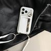 Crossbody Cards Solt Wallet Strap Leather Zipper Phone Case for IPhone Air 17 16 Pro Max 15 Plus 14 13 12 11 Ring Holder Cover