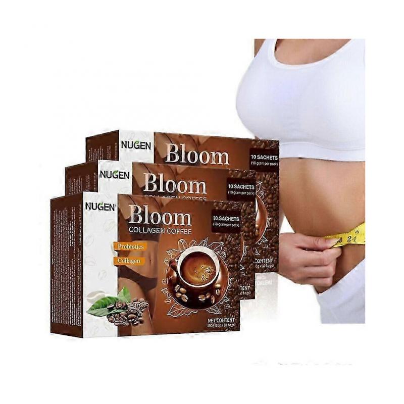 3boxes Bloom Collagen Coffee Philippines, Bloom Collagen Coffee Packets, Pure Coffee Collagen for Women and Men