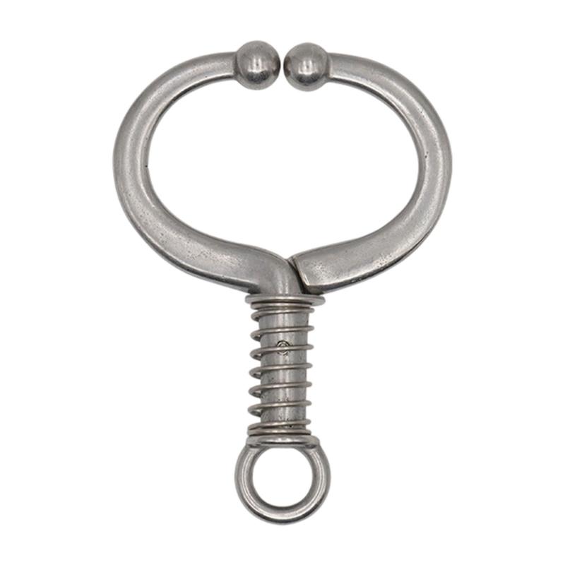 Installez facilement des pinces à nez de taureau avec ressort pour des installations rapides sur le bétail Acier au carbone pour la fiabilité