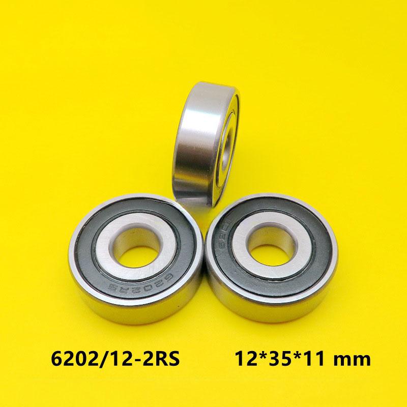 1 PIÈCE 6202/12-2RS Acier à roulement 12x35x11mm Pour Course de moto Électrique Double Roulement scellé en acier
