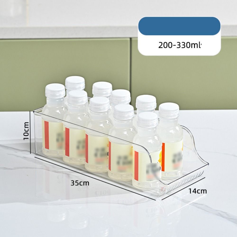 Auto-Rolling Soda Can Dispenser 1/2 Tier Refrigerator Storage Rack  Freezer