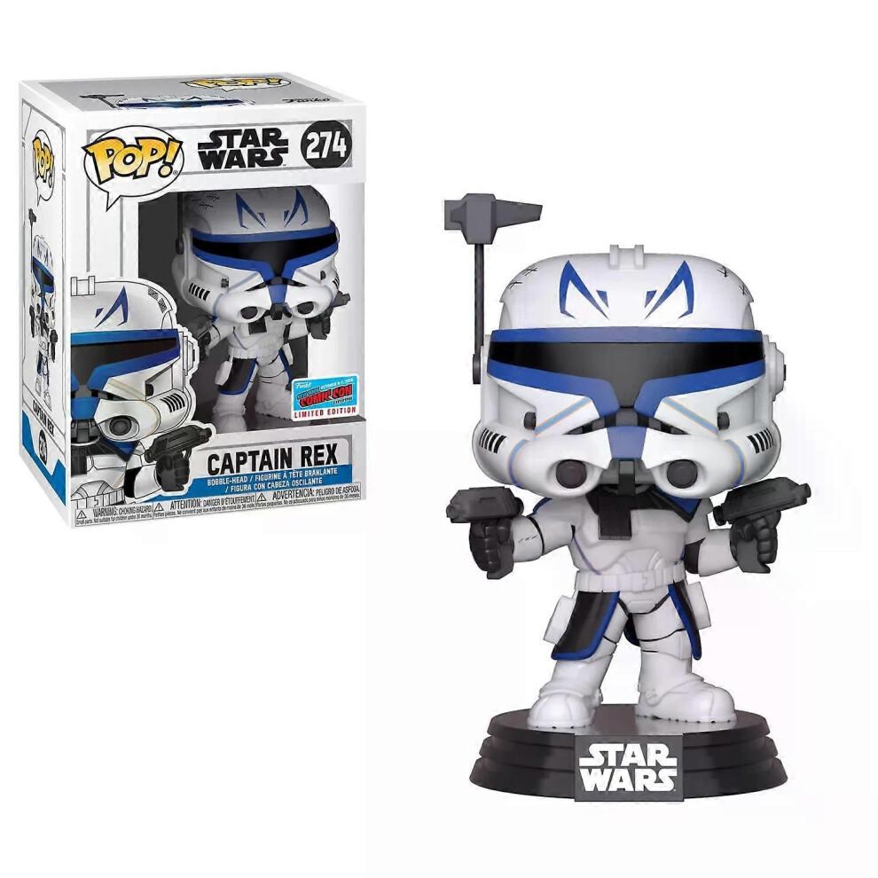 (274 A)Funko POP Star Wars Kapitán Rex 274# Vinylová figurka Podzimní konvenční exkluzivní Comic Con sbírka Limitovaná edice Model Hračky