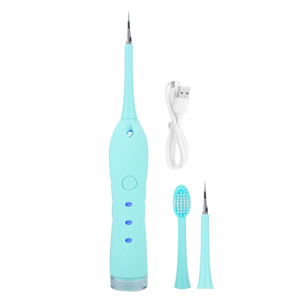 3 Colors USB Electric Dental Scaler Calculus Vibration Plaque Tartar Removal Tooth Care