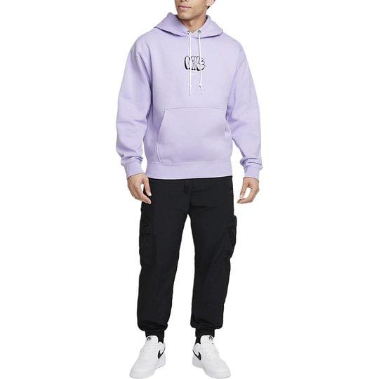 Nike Solo Swoosh Sweatshirt Herren Hellviolett/Weiß HQ4181-515