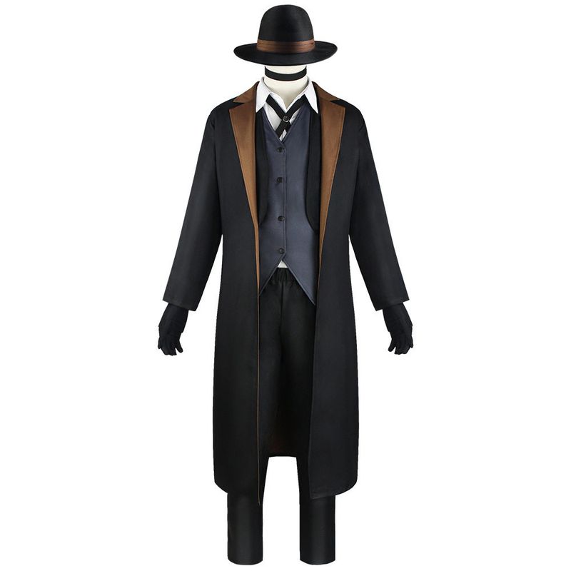 Bungo Stray Dogs Cosplay Costumes: Nakahara Chuuya Cosplay, Yosano Akiko, Dazai Osamu Cosplay Stage Outfit Set
