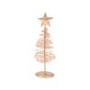 Albero di Natale Decorazione Dorata in Ferro Ornamento Festivo da Tavolo Decorazione per la Casa delle Feste Statuetta Albero di Natale Decorazione per Festa di Natale