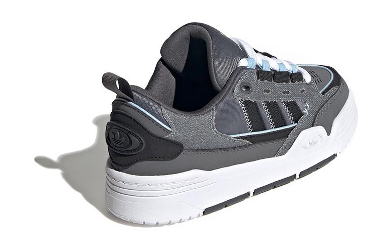 Adidas Originals Adi2000 J Comfortable Abrasion Resistant Abrasion Resistant Low top Skateboard Shoes Gray Black IG7495