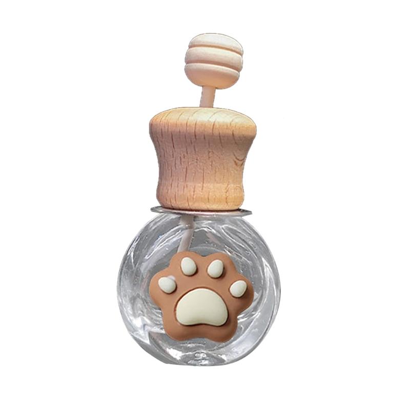 Sweet Smelling Auto Decor PerfumesClip Essential Oils Diffuser Air Freshener PerfumesHolder Empty Glass Bottle Accessory