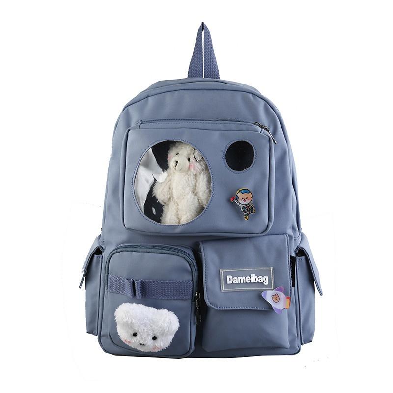 New Cartoon Backpack Student School Bag Leisure Multifunctional Travel Backpack