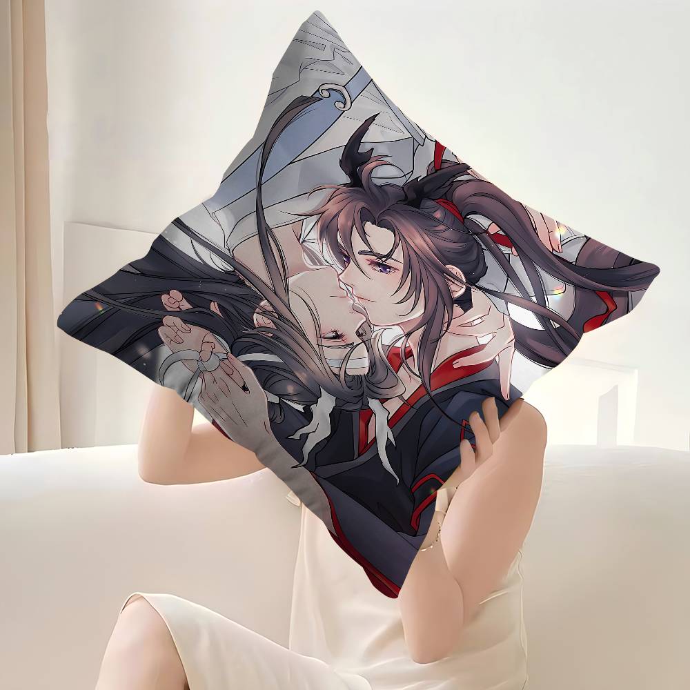 Anime Grandmaster Mo Dao Zu Shi Pillow Gift Home Office Decoration Bedroom Sofa Car Cushion Cover Case x