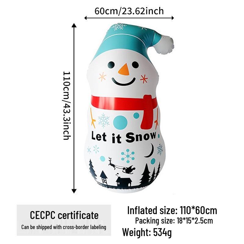 Cross-Border Christmas Courtyard Decoration: PVC Lantern & Inflatable Christmas Ball Set