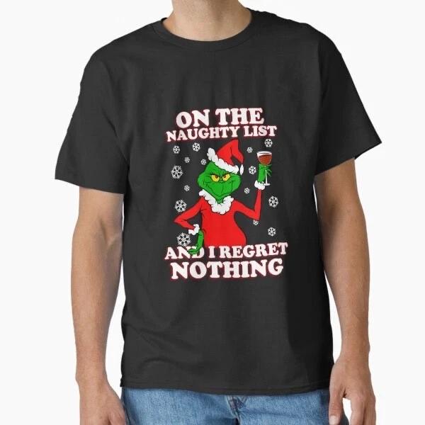 naughty Christmas north pole Santa Claus funny office secret movie film t shirt M