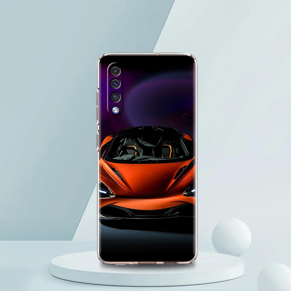 New Sports Car Shape Transparent Phone Case for Samsung Galaxy A12 A22 A50 A70 A40 A10 A20 A30 A02 A03S A04 Cover Silicone Shell