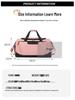 Large Capacity Multi-Function Sports & Travel Bag with Wet/Dry Separation, Crossbody, Shoulder, and Hand Carry Options