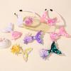 LOVEKIKI 2Pcs/lot Sparkling Mermaid Hair Clip Headband Set Kids Performance Vacation Hair Accessory Exquisite Headwear Gift
