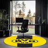 Borussia Dortmund Printed Round Rug Carpet Chair Rug Area Rug Entryway Doormats,for Office Chair Living Room Bedroom Kitchen Room.