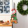 6Pcs Christmas Doorknob Hanger Decoration,Christmas Doorknob Ornament, Easy Install Easy To Use