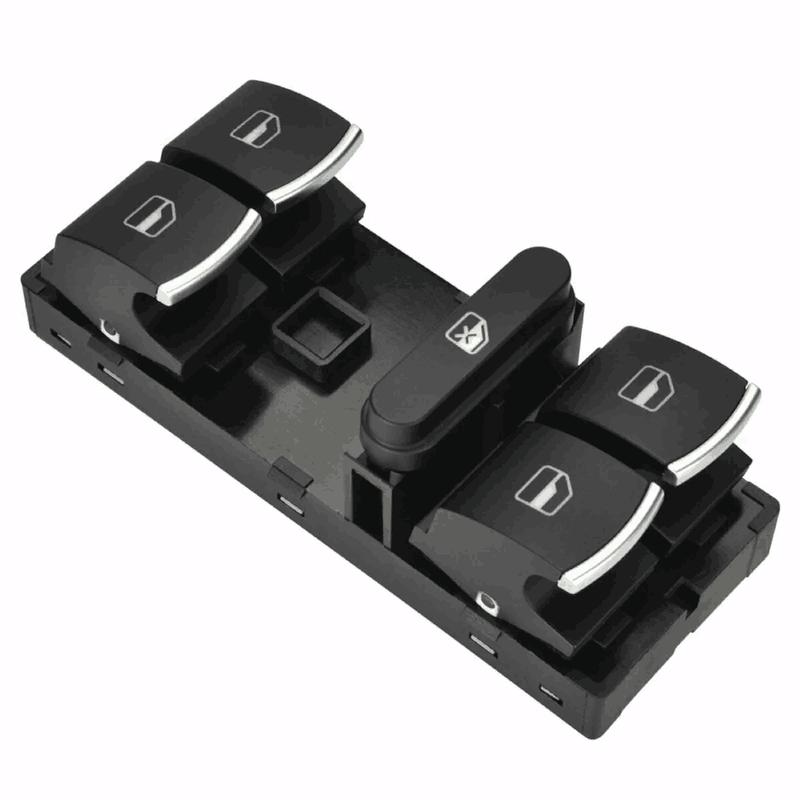 Front Left Power Window Master Control Switch Button For VW Passat B6 Tiguan Golf Jetta CC Caddy Eos 2003-2011