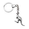 Dinosaur Animal Prehistoric Creature Pendant Antique Bronze Metal Keychain with 30mm Ring for Women High Quality