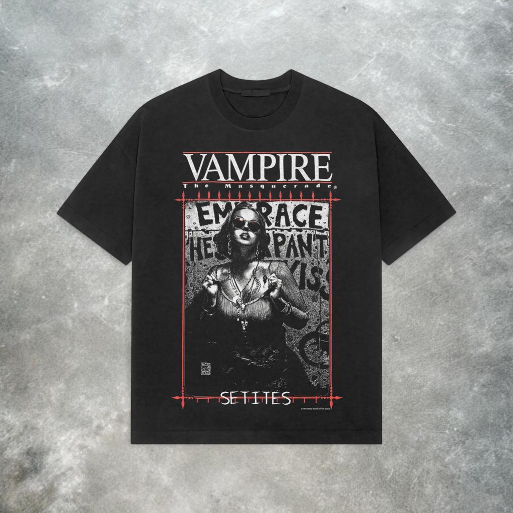 Vampire Phantom Vampire Print TShirt st Century Punk Style Unisexs Casual Version Cotton Streetwear Top