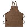 Water Proof Thickened Canvas Apron Wipe Hands Fashion Adult Apron  Household