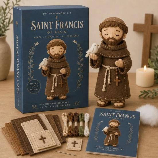 Faith Blessings DIY Patchwork Kit for Adults Beginners Religious Quilt Art Project Christian