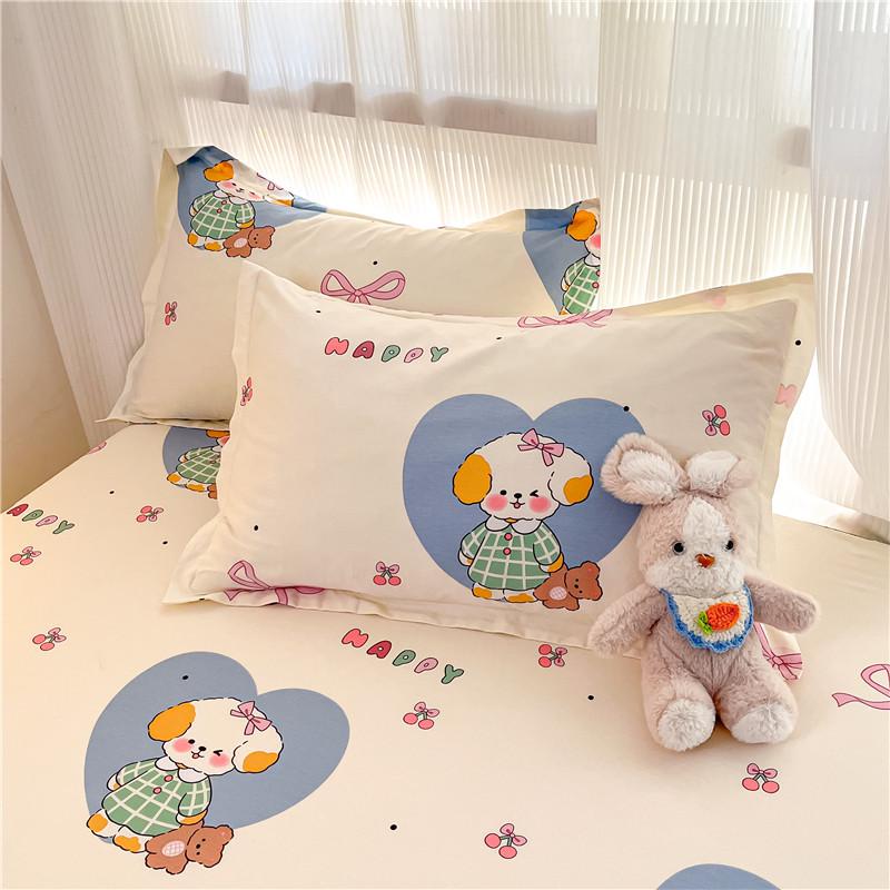 Cotton Pillowcases: Pure Cotton, Simple Style for Home, Dorms, Single & Double Rooms (Single/Pair)