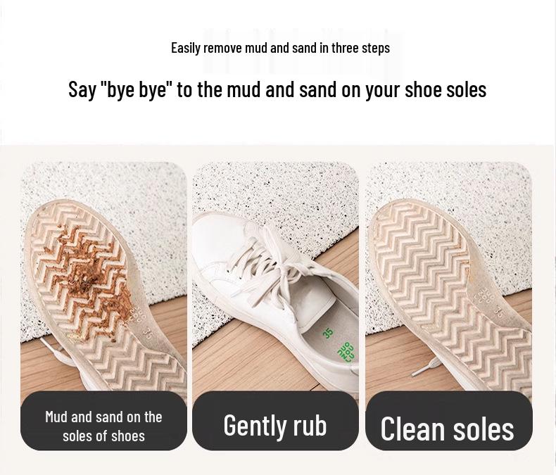 Cartoon Cute Non-Slip, Easy-Clean Entrance Coir Mat - Wear & Dirt Resistant, Cuttable Carpet for Hallways