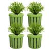 4PCS Fish Tank Hydroponic Planting Basket Potted Plant Holder Water Grass Aquatic Plant Aquarium Accessories