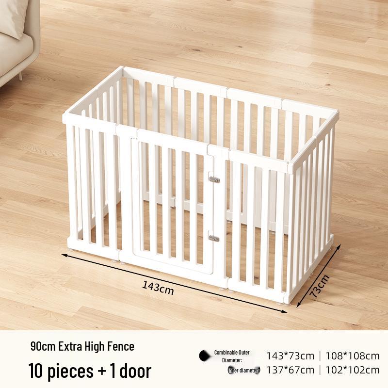 Super High 90cm Pet Fence with Large Buckle for Medium to Large Dogs - Resin Dog Cage Fence for Home Use