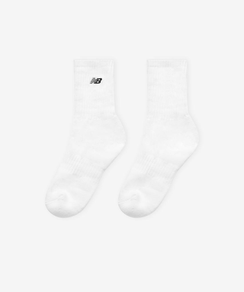 Nyuballanseu Nbgegf1103 / Half-Pile Embroidered Crew Socks 3-Pack (White)