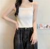 French Niche Design Top with Small Suspenders Internet Celebrity Ins Trendy Solid Color Outer Knitted Vest Women's Summer