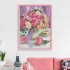 Gofission 11ct Stamped Cross Stitch Kit for Rose DIY Preprinted Cross Stitch Embroidery Set with Wall 36x46cm Adults, Beginners, Design, Accessories,