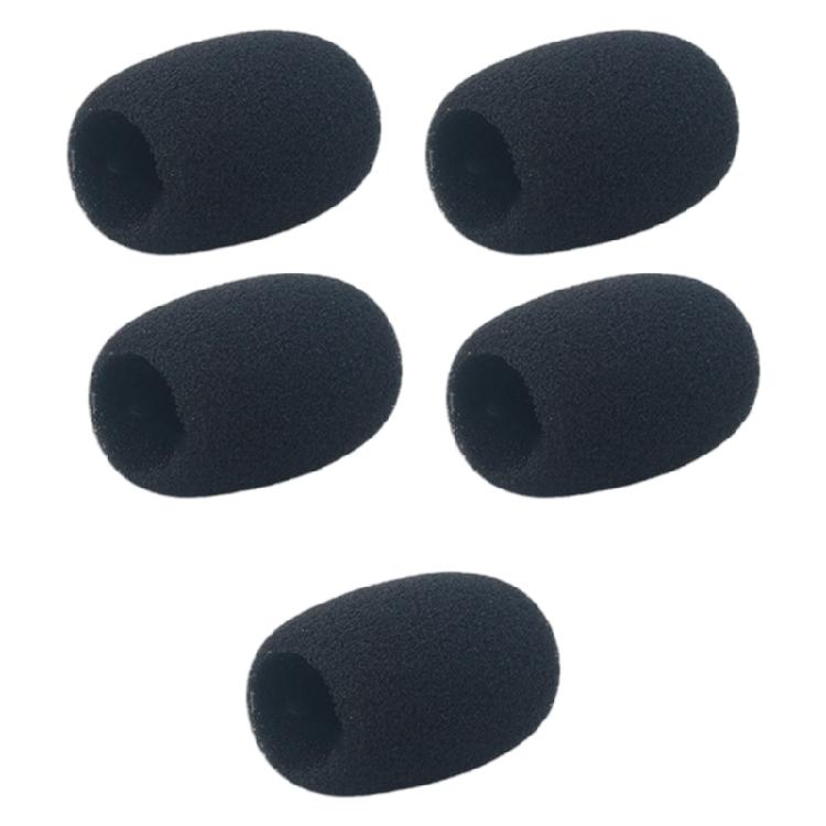 Pack of 5 Microphone Sponges Covers Advanced Wind Foam Reduction Durability Design for Panel Discussions Speech Systems