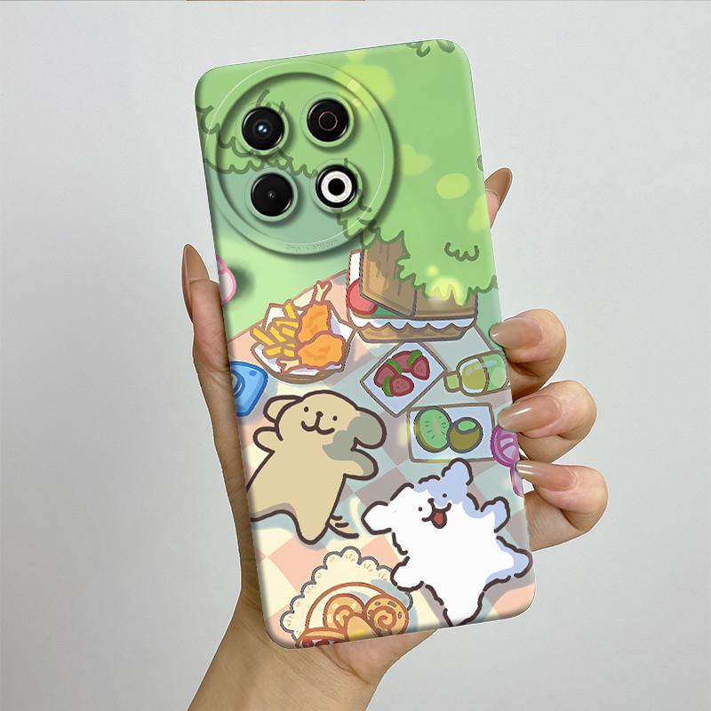 For Tecno Spark 30 Pro KL7 Phone Case 30Pro 4G Cover Soft Silicone Sweet Painted Shell Cartoon Funda Lovely Printed Casing Coque