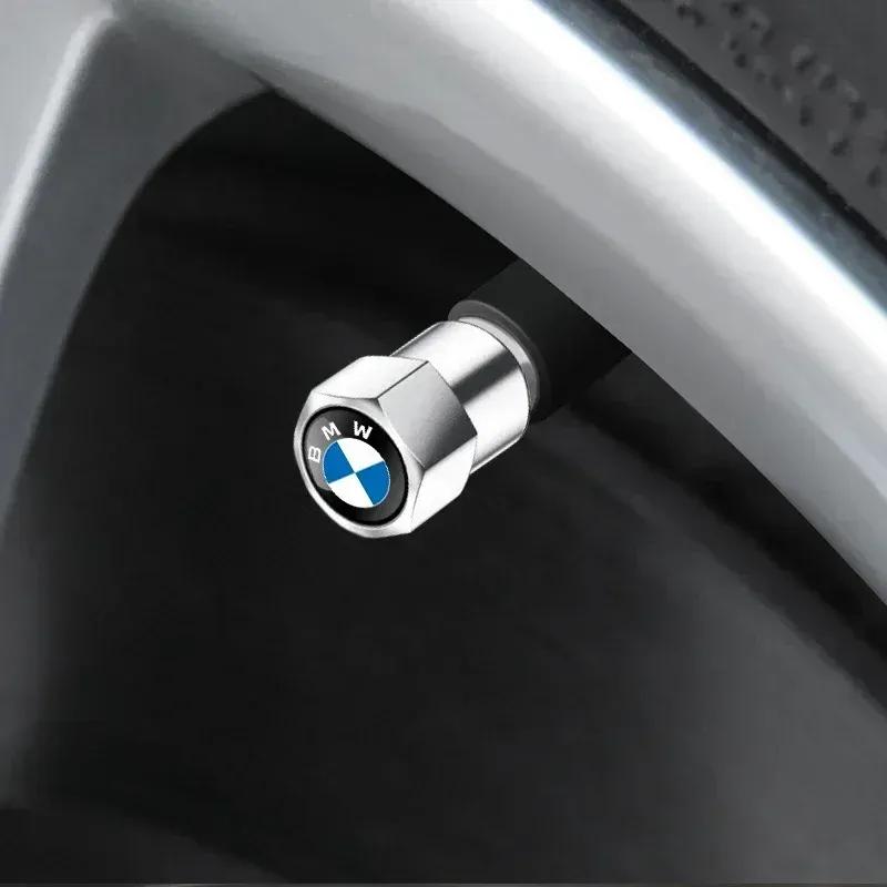 -Auto Wheel Tire Valve Stem Caps Cover Auto Suede Key Strap Key Ring Metal For BMW M M5 M6 X3 X5 X6 X4 E30 E39 E46 E60