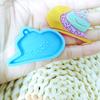 Shiny Glossy Horse Riding Cowboy Hat Keychain Silicone Epoxy Resin Mold DIY Pendant Jewelry for Valentine Gift Craft