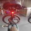 Luce Posteriore Bicicletta Sensore Frenata Ipx6 Flusso Lineare Lampeggiante Luci Posteriori Sensore Luce Intelligente Ricaricabile Led