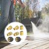 Pressure Washer Adapter Set 5000 PSI 14MM Pressure Washer Hose Adapter Set For Home Garden Driveway Sidewalk Cleaning Vehicle