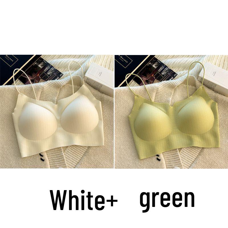 Invisible Seamless Push-Up Camisole Bandeau Bra for Small Busts