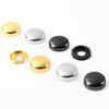 20Pcs 16mm Mirror Screws Cap Decorative Screw with Caps Flat Advertisement Nail Fittings Decorative Nail Screw Cover