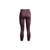 Under Armour Meridian Heather Solid Compression Leggings Women Leggings Gray Purple 1369005-555