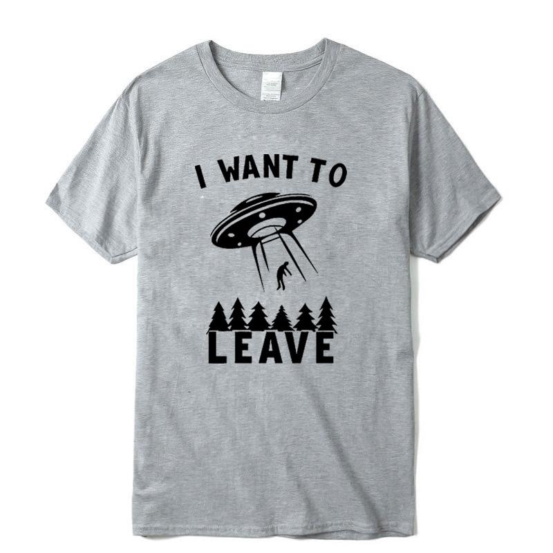 100 Cotton Casual Short Sleeved Spaceship Printing Funny T Shirt O Neck Knit Comfortable Fabric Street