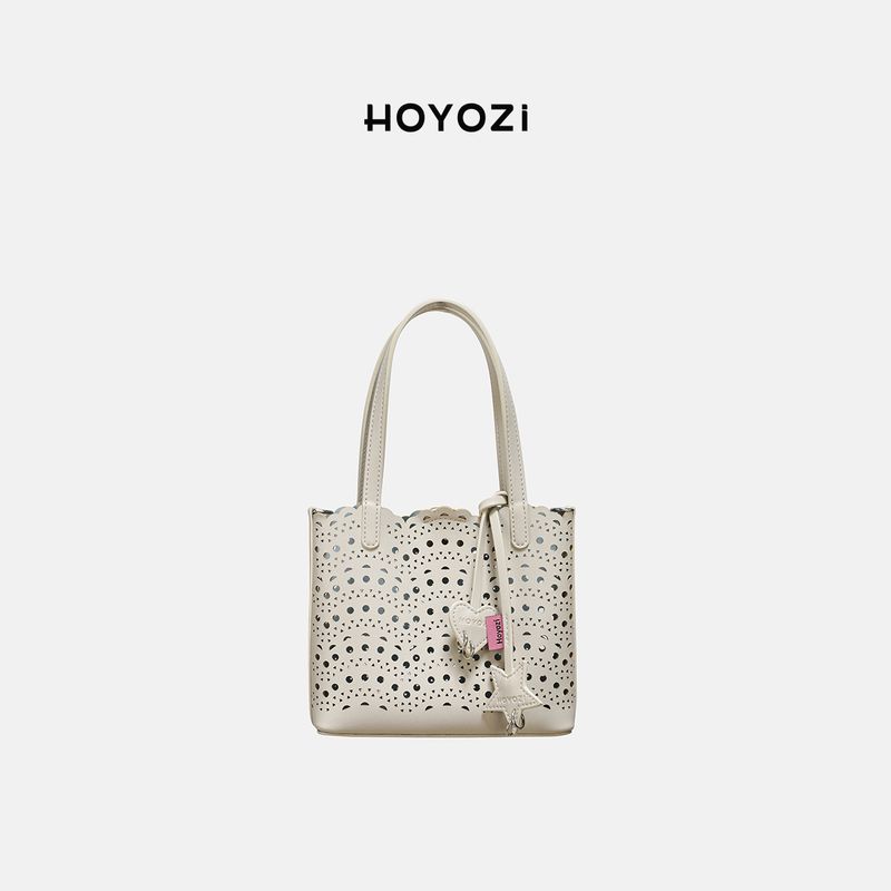 

[Xiaoyoujia Bag] Hoyozi Original Cut Out Mobile Phone Bag Female Crossbody 2025 New Arrival Summer Xiaotote Creamy-white [new]]