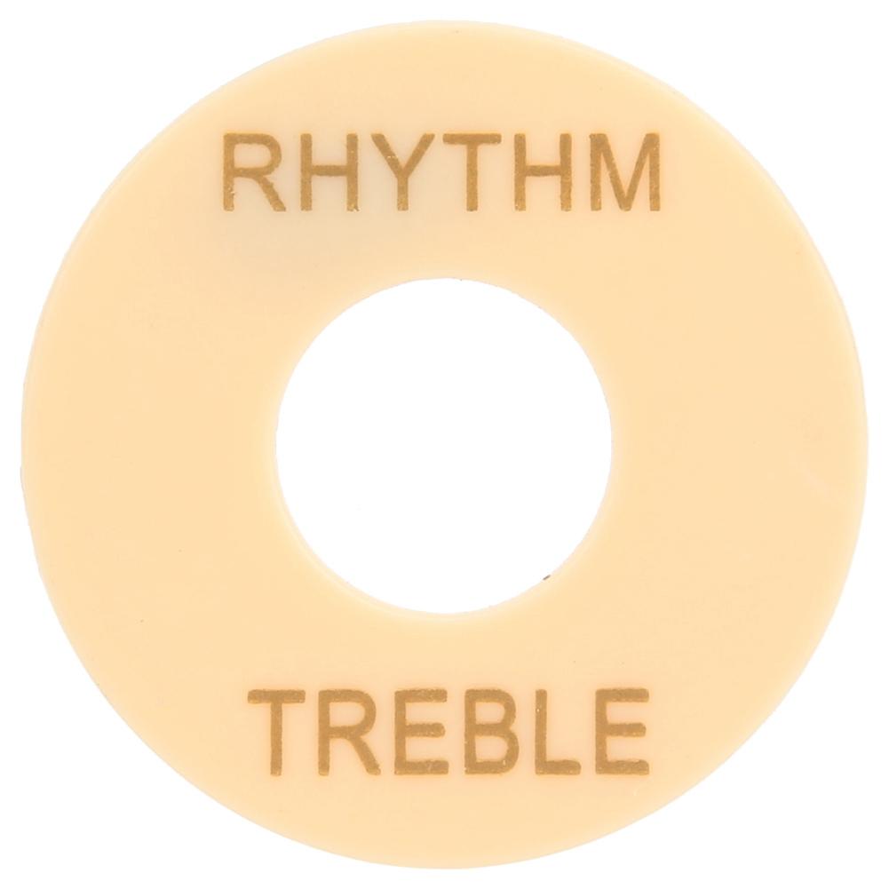 5Pcs Electric Guitar Switch Washer Plastic Musical Instrument Accessories 44mm DiameterGN603 Gold