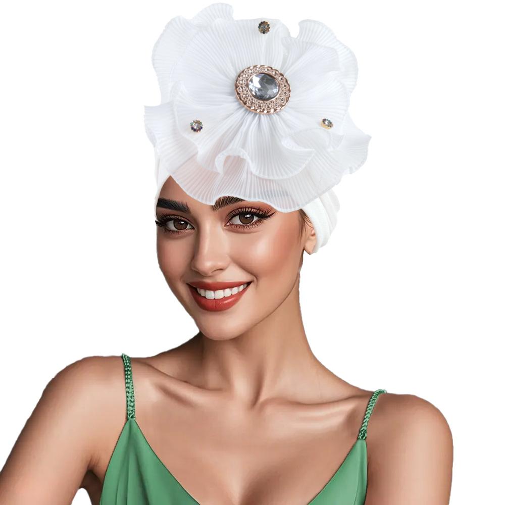 

JYL TS DIY New Turban Cap Three Layer Braid Factory Direct Hat White нью-йорк розовый