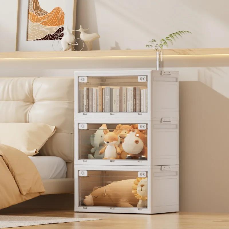 Storage Box Household Clothes Children's Toys Organizing Box Large Capacity Storage Box Folding Storage Box Plastic Locker