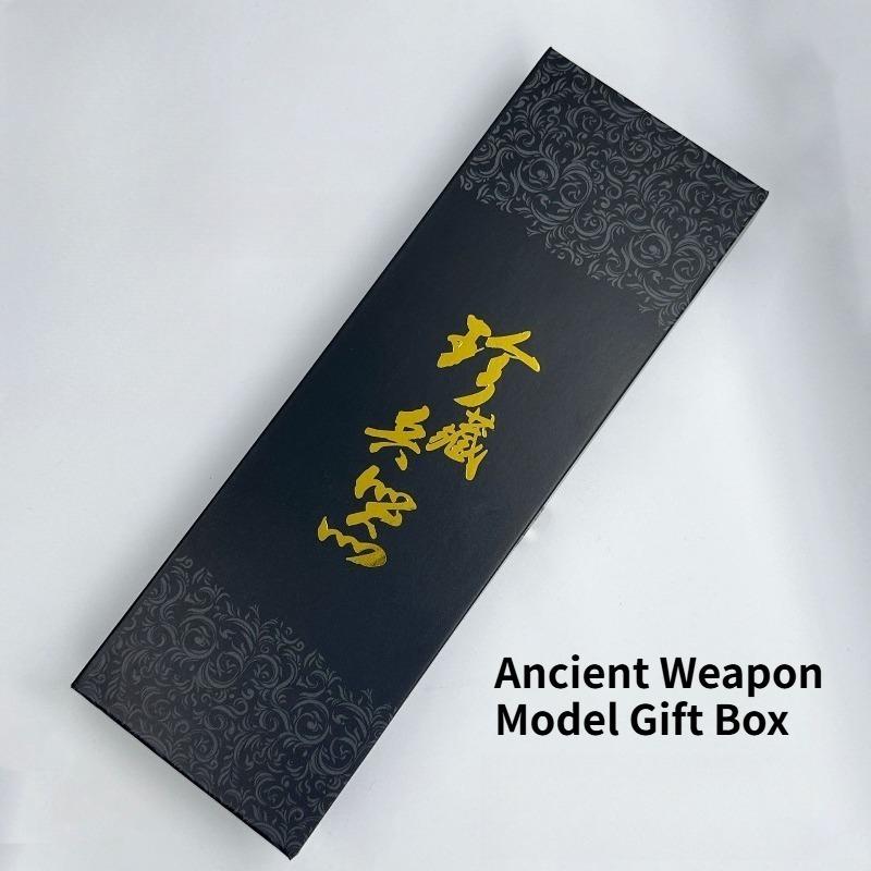 14pcs Ancient Mini Katana Fake Sword Model Decorations with Gift Box Anime Game Enthusiast Collectibles Gift Home Office Decor