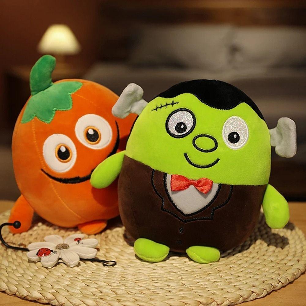 Frankenstein Pumpkin Party Prop Bat Stuffed Toy Halloween Plush Toy Funny Halloween Doll Plush Doll